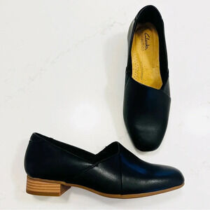 Clark’s Juliet Palm | Black Leather | 7W | NIB